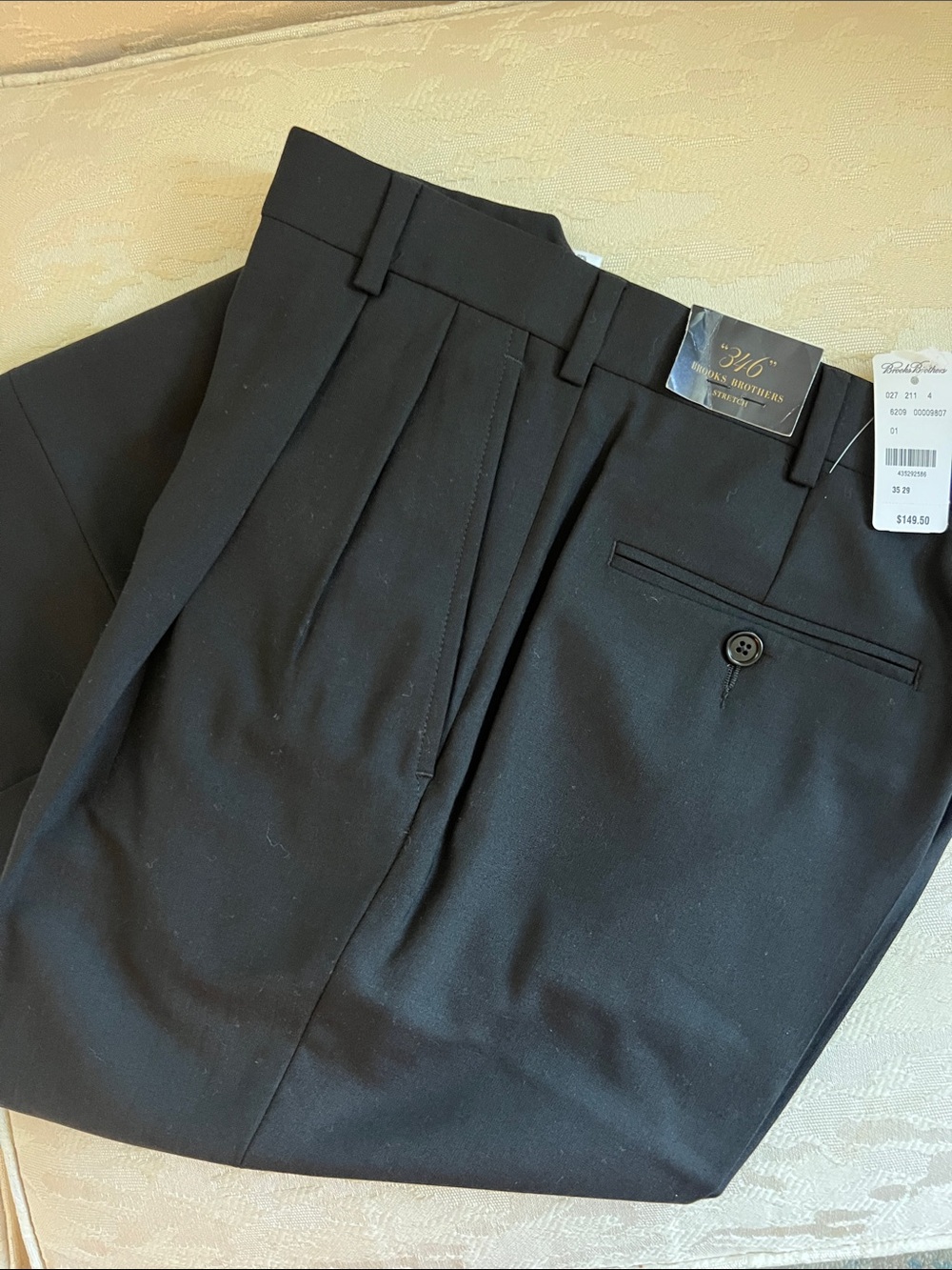 Brooks Brothers Black Dress Trousers